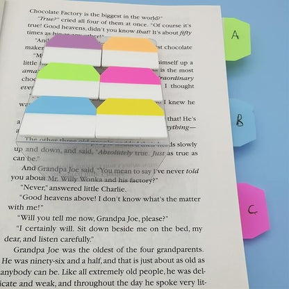 Sticky Index Tabs 1 Inch Page Markers Flags Page Notes Sticker Page Tabs Sticky Tabs for Binders Bookmarks Notebooks File (360pcs)
