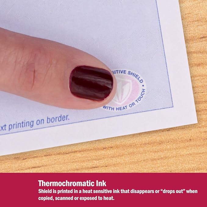 DocuGard Advanced Blue Multi-Purpose Security Paper, 7 Features, 8.5 x 11 Inches, 24 lb, 500 Sheets (04546)