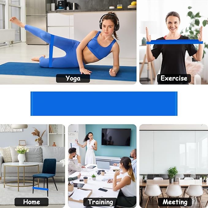 6 Pack Chair Bands for Kids with Fidgety Feet, ADHD Tools for Kids, ROOKEA Sensory Room Must Haves for Adhd Kids Fidget Chair Bands Autism Classroom Must Haves ADHD Tools for Classroom Home Chairs