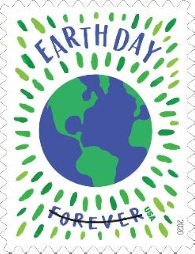 Earth Day Forever Stamps - Booklet of 20 Postage Stamps