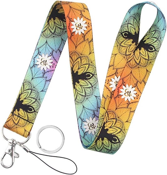 Yiflin Cute Neck Lanyard for Keys, Wallet, Id Card Holder, Cool Keychain Lanyard for Women, Men, Teacher