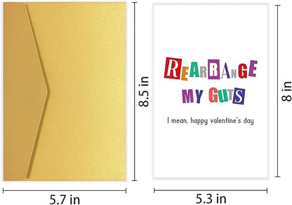 Dirty Valentine's Day Card for Him, Raunchy Valentines Day Card for Husband, Happy Valentines Day Card from Wife Husband