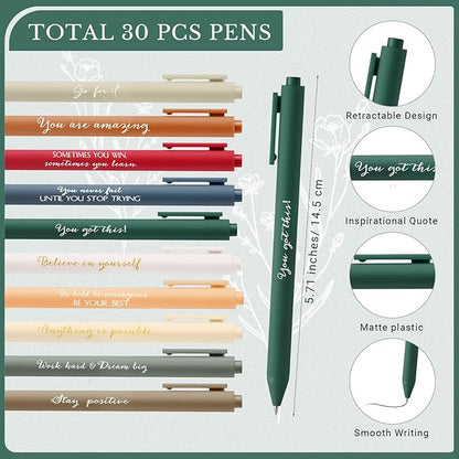 60 Pcs Inspirational Notebooks Motivational Mini Notepads Bulk Aesthetic Mini Notebook with Pen Employees Appreciation Gifts for Social Worker Coworkers Teachers Office (Joyous Colors)