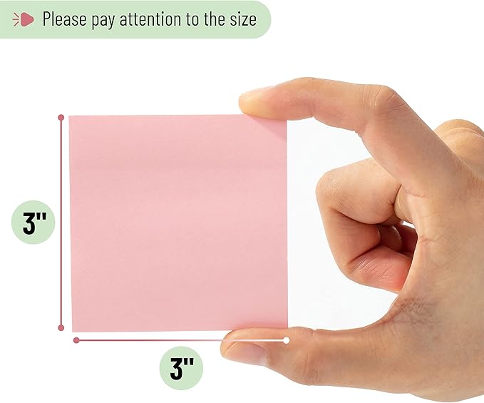 Mr. Pen- Bulk Sticky Notes, Morandi Colors Self-Stick Aesthetic, Colorful, 3”x3”, 12 Pads