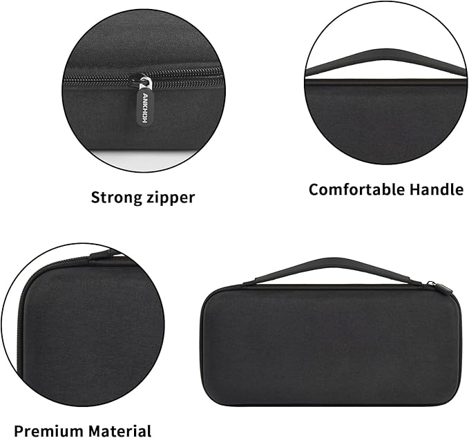 Case Compatible with Aixiqee Portable-Printer A80/ for GUTHERREN A81/for Minzhi A80/ JADENS A4 /for MUNBYN Bluetooth Wireless Printer, Thermal Paper, Charger and USB Cables Storage Organizer(Box Only)