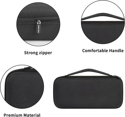 Case Compatible with Aixiqee Portable-Printer A80/ for GUTHERREN A81/for Minzhi A80/ JADENS A4 /for MUNBYN Bluetooth Wireless Printer, Thermal Paper, Charger and USB Cables Storage Organizer(Box Only)