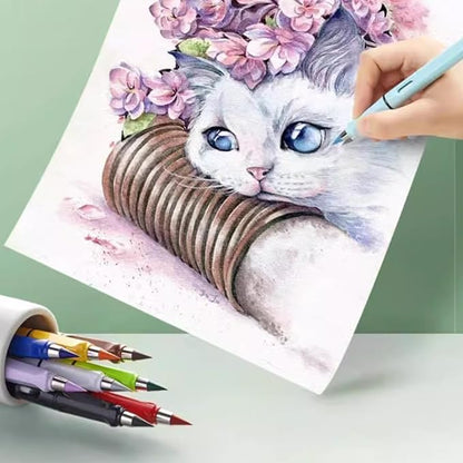 Everlasting Pencil:24PCS 12 colors Replaceable Refill Infinite Pencil Replaceable Graphite