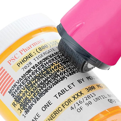 Guard Your ID Advanced Security Roller 2.0 Identity Theft Prevention Stamping Pink