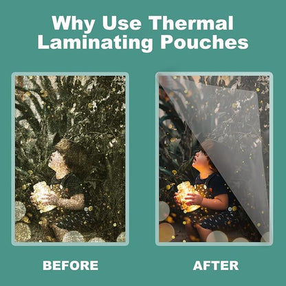 5 mil Thermal Laminating Pouches (200 Pack), BESTEASY Clear 9 x 11.5 Inch Laminating Sheet Paper for Laminator, Holds 8.5 x 11 Inch Letter Size Sheets