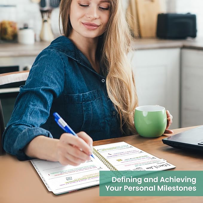 2026 Planner, Weekly and Monthly Planner for Women, January 2026 to December 2026, Pretty Hardcover 2026 Calendar Planner Book with Tabs, Inner Pocket, Spiral Bound, Perfect Office Home School Supplies - 6.3" x 8.5", Wildflower Reverie