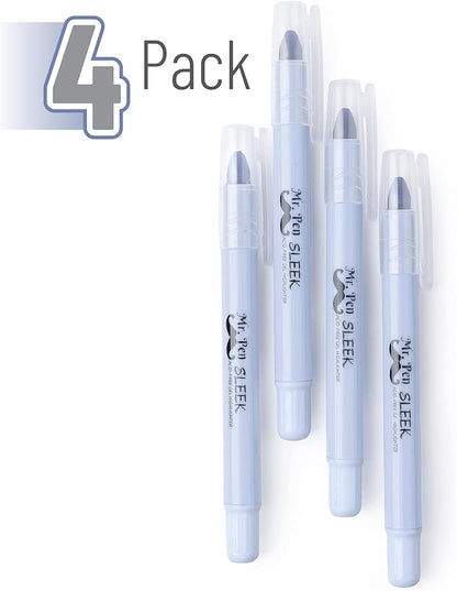 Mr. Pen- Gel Highlighter, 4 Pack, Bible Highlighters No Bleed, No Bleed Highlighters, Bible Highlighter, Bible Markers, Gel Highlighters for Bibles, Highlighter