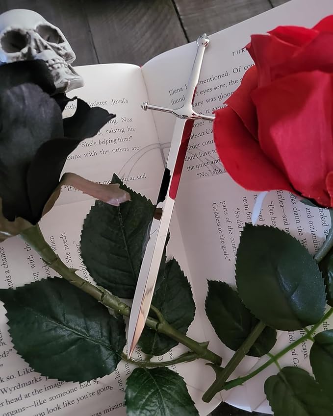 Letter Opener Envelope Slitter Mail Opener Tool Sword Letter Opener Vintage Decorative Letter Opener Knife Desks Decoration Silver Ergonomic Grip Handle Office Mail Supplies