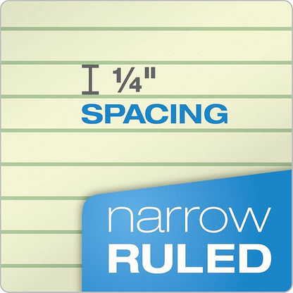 Oxford 1-Subject Kraft Notebook, 5" x 8", Narrow Rule, Kraft Cover, Green Tint Paper, 80 Sheets (25-401R)