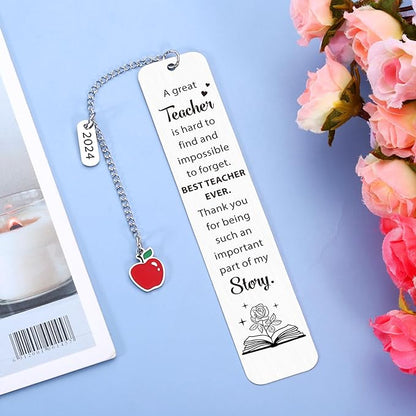Teacher End of The Year Gifts for Women Christmas Gifts for Teacher Appreciation Gifts in Bulk Teacher Must Haves Thank You Bookmark Birthday Christmas Valentines Day Gifts