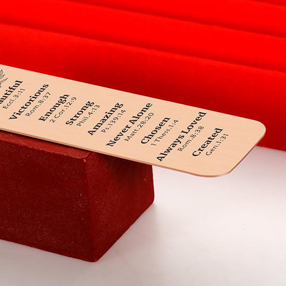 Baptism Gifts for Girl, Christian Gifts for Women, Faith Based Gifts for Women, Book Markers for Reading Women, Religious Gifts for Sister in Christ Christmas Birthday Gifts for Friends Coworker