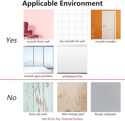 HBlife Cork Board Bulletin Board Bar Strip 8 Pack, 15x2 Inch - 1/2 Inch Thick, Frameless Cork Board Strips with 50 Multi-Color Push Pins, Strong Self Adhesive Backing