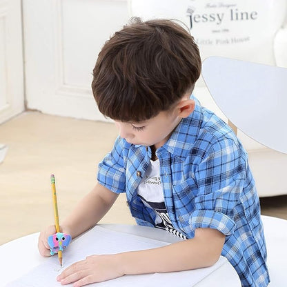 Firesara Training Grips, Original Owl Training Grips Three Fingers Fixed Pencil Correction Grips for Kids Handwriting Posture Correction Children Adults Special Needs for Lefties or Righties (6PCS)