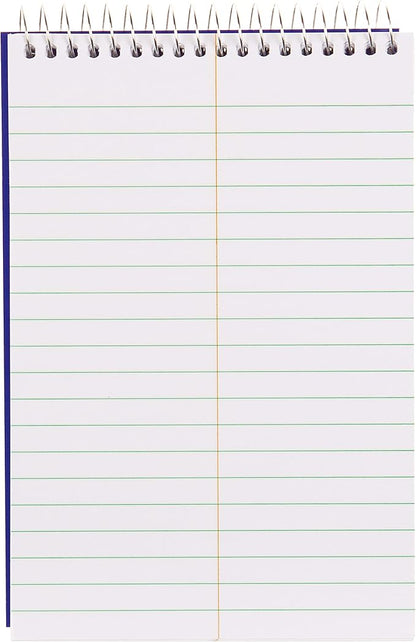 Blueline high-capacity steno pad, medium/college rule, blue cover, 180 white 6 x 9 sheets