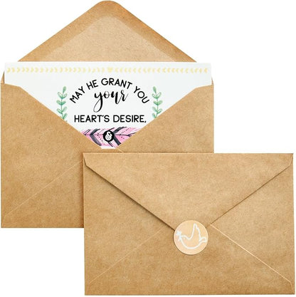 Faithful Finds 120 Pack Christian Greeting Cards Bulk with Envelopes, Religious Encouragement Scripture, 20 Inspirational Bible Verse Designs (4x6 In)