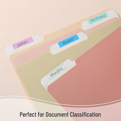 Mr. Pen- Sticky Index Tabs, 500 Pcs, 21 Sets, Colorful Sticky Tabs for Notebooks, Page Markers, Page Tabs for Binders, Page Tabs Sticky Tabs for Books, Notebook Tabs, Book Sticky Tabs for Notebooks