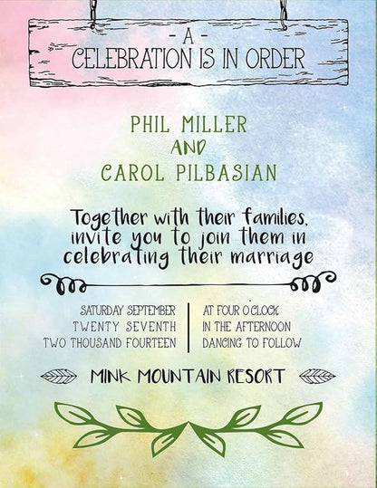 Watercolor Styles Aesthetic Stationery Paper, 8.5 x 11 In, 60 Sheets, Double Sided, Colorful Pretty Decorative Scrapbook / Writing Paper, Printer Friendly for Invitations