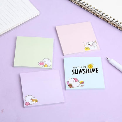 Mr. Pen- Sticky Notes, 3”x3”, 8 Pads, 400 Sheets, Cute Bear Sticky Notes, Sticky Pads Sticky Notes Aesthetic, Colorful Sticky Notes Bulk Sticky Notes Cute Sticky Notes for Women