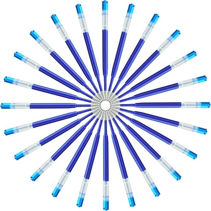 DunBong G2 Gel Ink Pen Refills, for Retractable Gel Pens, 0.5mm Fine Point, Pack of 5 (Blue)