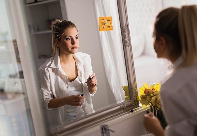 Better Office Products Lined Sticky Notes 3 x 3, 20 Pack Box, 2,000 Sheets (100/Pad), Self Stick Notes with Lines, Bright Assorted Colors, Post Memos, Strong Adhesive, 20 Pads in Box