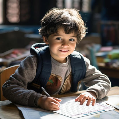 10 Pack Multiplication Chart Whiteboard Card - Double-Sided 9" x 12" Dry Erase Board, Math Manipulatives White Board for Kids Students, Classroom and Home Learning，Small White Board Card Dry Erase