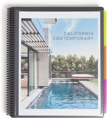 Smead Project Organizer, 24 Pockets, Grey with Assorted Bright Tabs, Tear Resistant Poly, 1/3-Cut Tabs, Letter Size (89206)