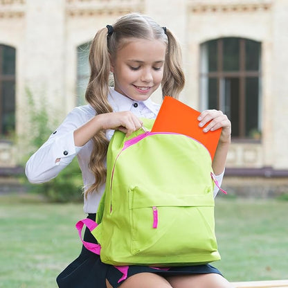 Cholemy 6 Pcs Plastic Pocket Folders with Prong 2 Heavy Duty Pockets Folders with 3 Prongs Letter Size Paper Folders Bulk File Plastic Folders with Fasteners for Office Workers (Orange)