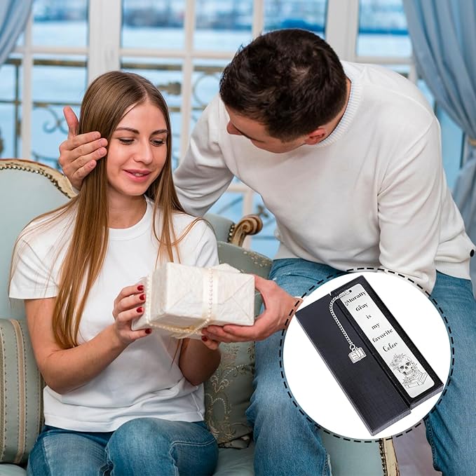 Morally Gray Bookmark Gifts - Book Marks for Reading Women Spicy Funny Gifts for Best Friends Unique Gifts for Book Lovers Bookworm Birthday Thanksgiving Christmas Valentines Day Gifts