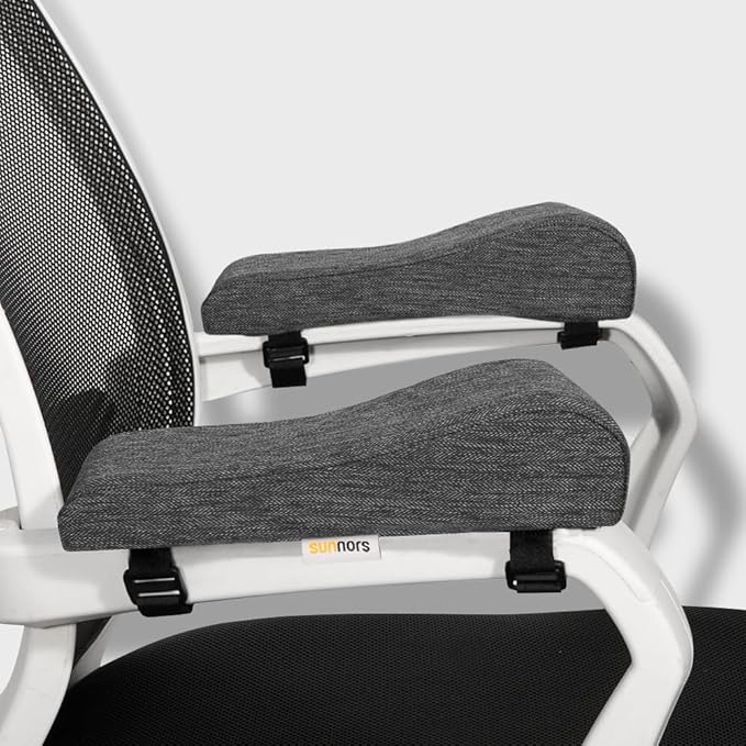 Office Chair Arm Covers Gaming Chair Arm Rest Covers for Elbows and Forearms Pressure Relief(Set of 2)