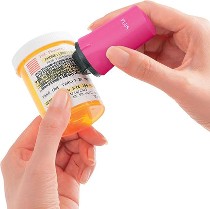 Guard Your ID Advanced 2.0 Rollers Identity Privacy Marker for Blocking Out Address, Private, Prescription Information (Regular 3-Pack, Pink)