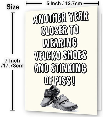 Funny Birthday Cards for Men - Unique, for Older Men, Dads, Husbands, Friends, Brothers