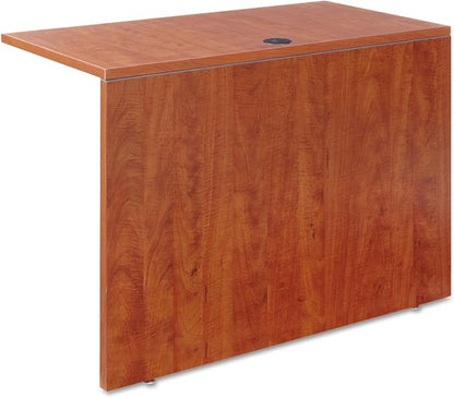 Alera ALEVA354224MC Valencia Series 42 in. x 23-5/8 in. x 29-1/2 in. Reversible Return/Bridge Shell - Medium Cherry