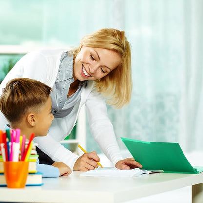 Cholemy 36 Pcs Plastic Pocket Folders with Prong 2 Heavy Duty Pockets Folders with 3 Prongs Letter Size Paper Folders Bulk File Plastic Folders with Fasteners for Office Workers (Green)