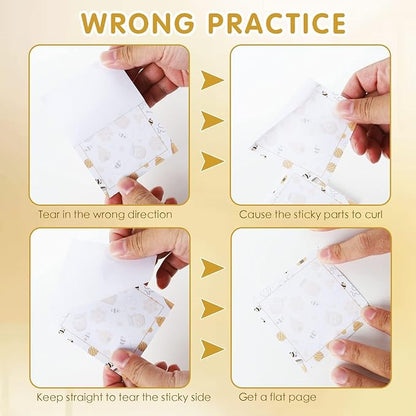 9 Pieces Bee Sticky Notes Adhesive Bee Memo Notes Self-Stick Note Pads for Spring Summer School Office Home Supplies Students Teachers Presents, 9 Styles