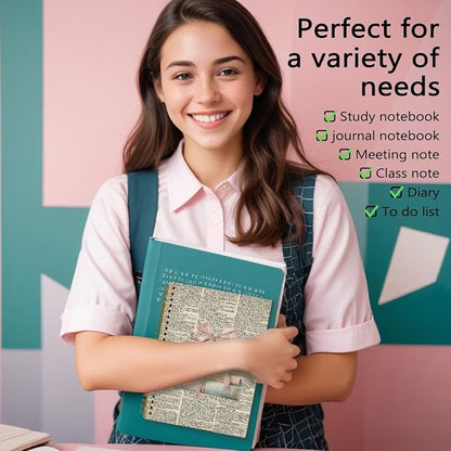 Book Club Journal Notebook, Cute Book Club Gifts for Women, Christmas Book Lover Gifts for Women, Journal Motivational Gifts for Teacher Book Club Librarian Bookish 5.5x8.3