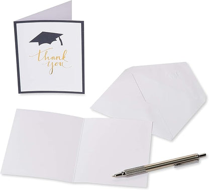 American Greetings Graduation Thank You Cards with Envelopes, Blank (50-Count)