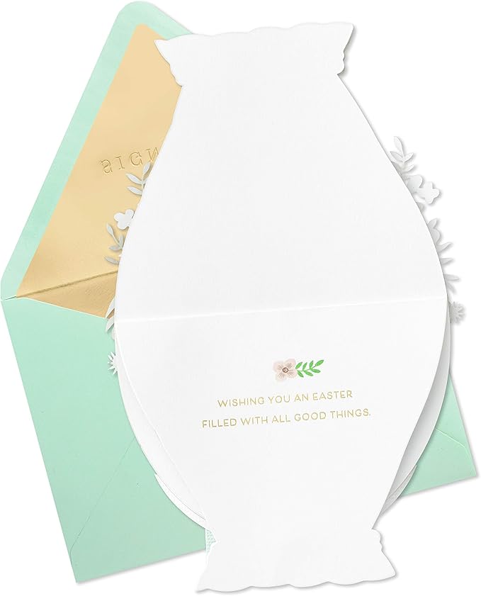 Hallmark Signature Easter Card (Easter Basket, Vintage Design) (Pack of 2)