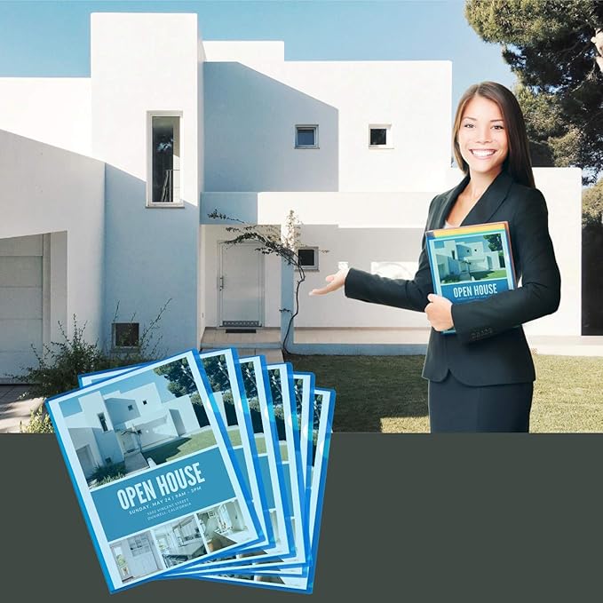 Dunwell Clear Plastic Folder Sleeves (12 Pack, Assorted Colors), Transparent Project Folders, Acid-Free Poly Sleeves, File Jackets for Letter Size Paper, Plastic L-Sleeves for 8.5x11 Documents