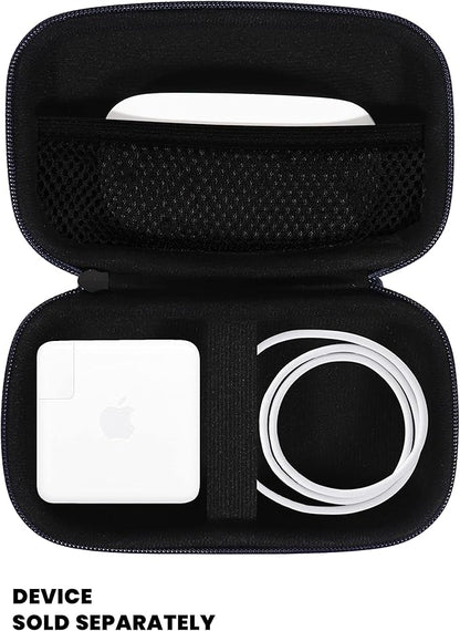 Alltravel All in one case for MacBook Accessories MacBook, MacBook Pro, Air Charger 45W/60W/100W, MagSafe 1/2, Magic Mouse 1/2, Lightning Cord, USB Hub, Type C Hub (Blue)