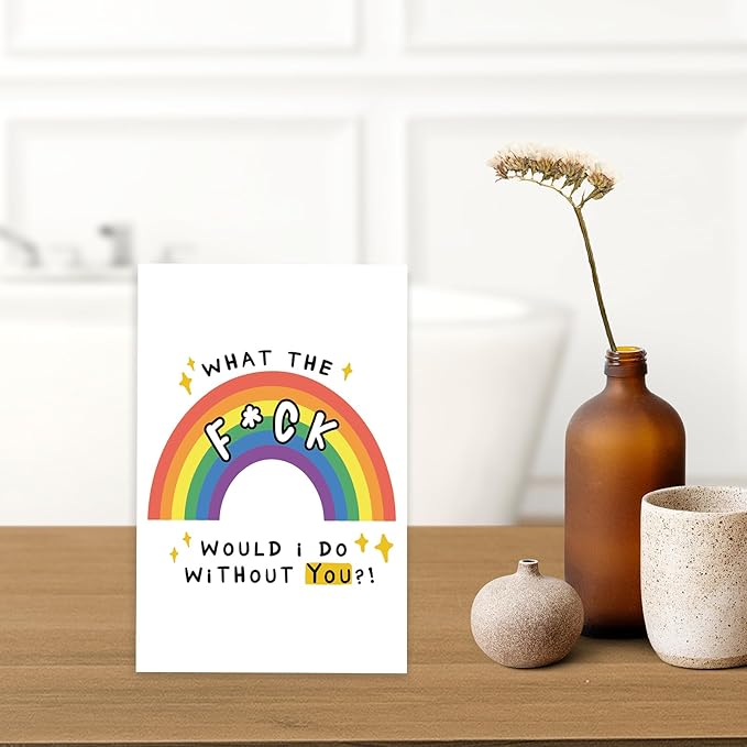 Funny Thank You Card for Best Friend, Friendship Card, Happy Thank You Card for Coworker Appreciation Card for Boss Teacher Friend Doctor