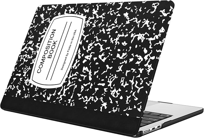 Fintie Case for MacBook Air 13.6 Inch A3113 A2681 (2022 2023 2024 Release) - Snap On Hard Shell Cover for MacBook Air 13.6" M2 M3 Chip with Liquid Retina Display and Touch ID (Composition Book)