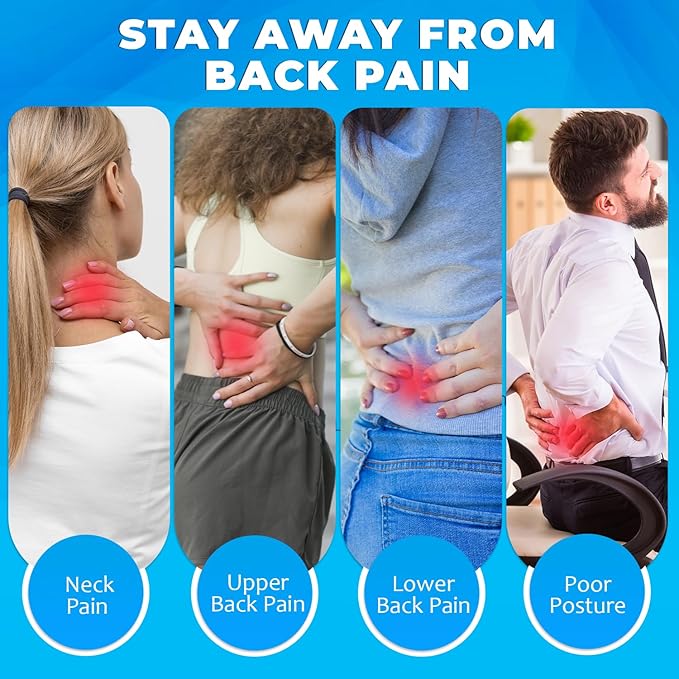 Elegant Lumbar Support Pillow for Office Chair - Ergonomic Back Support with Breathable 3D Mesh Cover, Ideal Gifts for Women,Birthdays & Holidays, Well-Suited for Office Chairs, Gaming Chairs (Black)