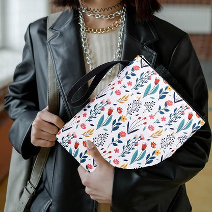 DSIUE Book Sleeve Book Protector Book Lovers Gifts Book Covers for Paperbacks with Zipper,11.4 X 9 Inch