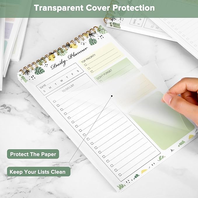 To Do List Notepad, To Do List Notebook for Work with 52 Undated Sheets, Daily To Do List Planner, Checklist Organizer Notebook for Office, Home and School- Fruity