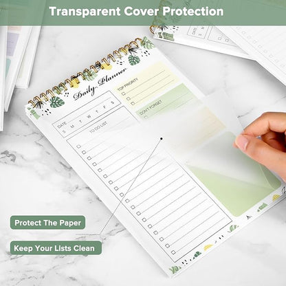 To Do List Notepad, To Do List Notebook for Work with 52 Undated Sheets, Daily To Do List Planner, Checklist Organizer Notebook for Office, Home and School- Fruity