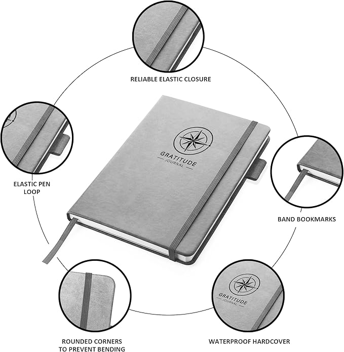 5 Minute Journal the Five Minute - Gratitude Journal - Self-Mastery Journal for Men - Reflection Manifestation Journal for Mindfulness – Self Care Journal – Goal/Guided Gratitude Journal for Men